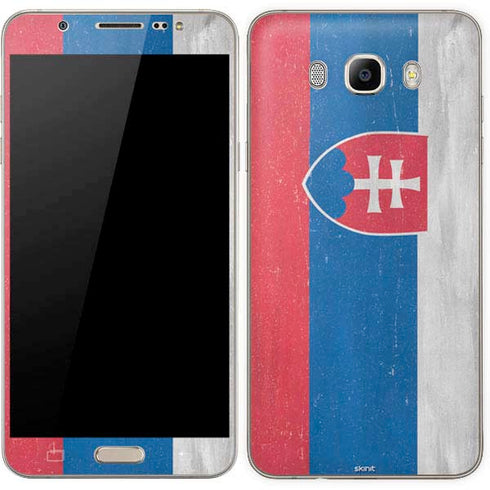 Slovakia Flag Distressed Galaxy J7 Skin